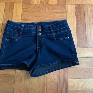 Indigo blue shorts